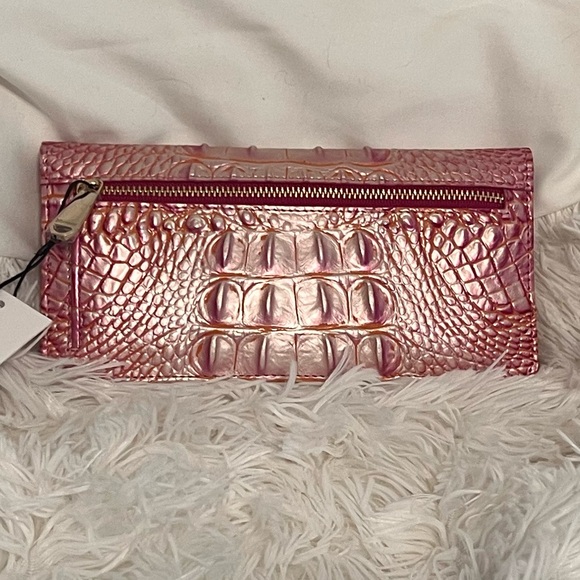 Brahmin Large Duxbury Satchel and brand Ady wallet in Peony Ombré - Picture 8 of 9